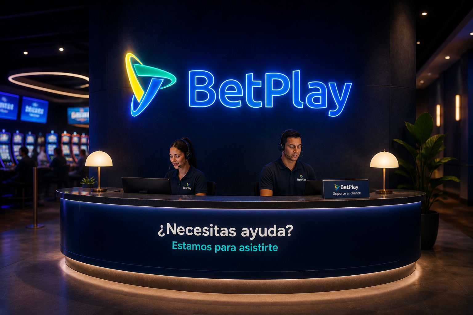BetPlay casino support floor